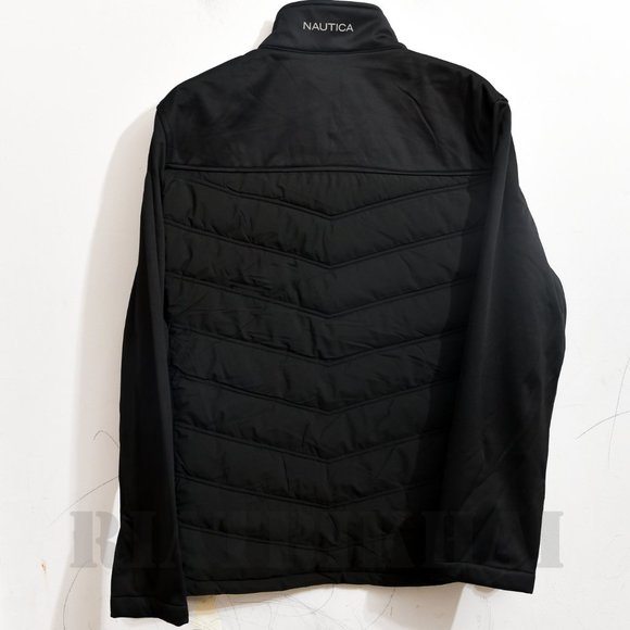 Nautica Jackets & Coats Black Nwt Nautica Mens Mix Media Jacket